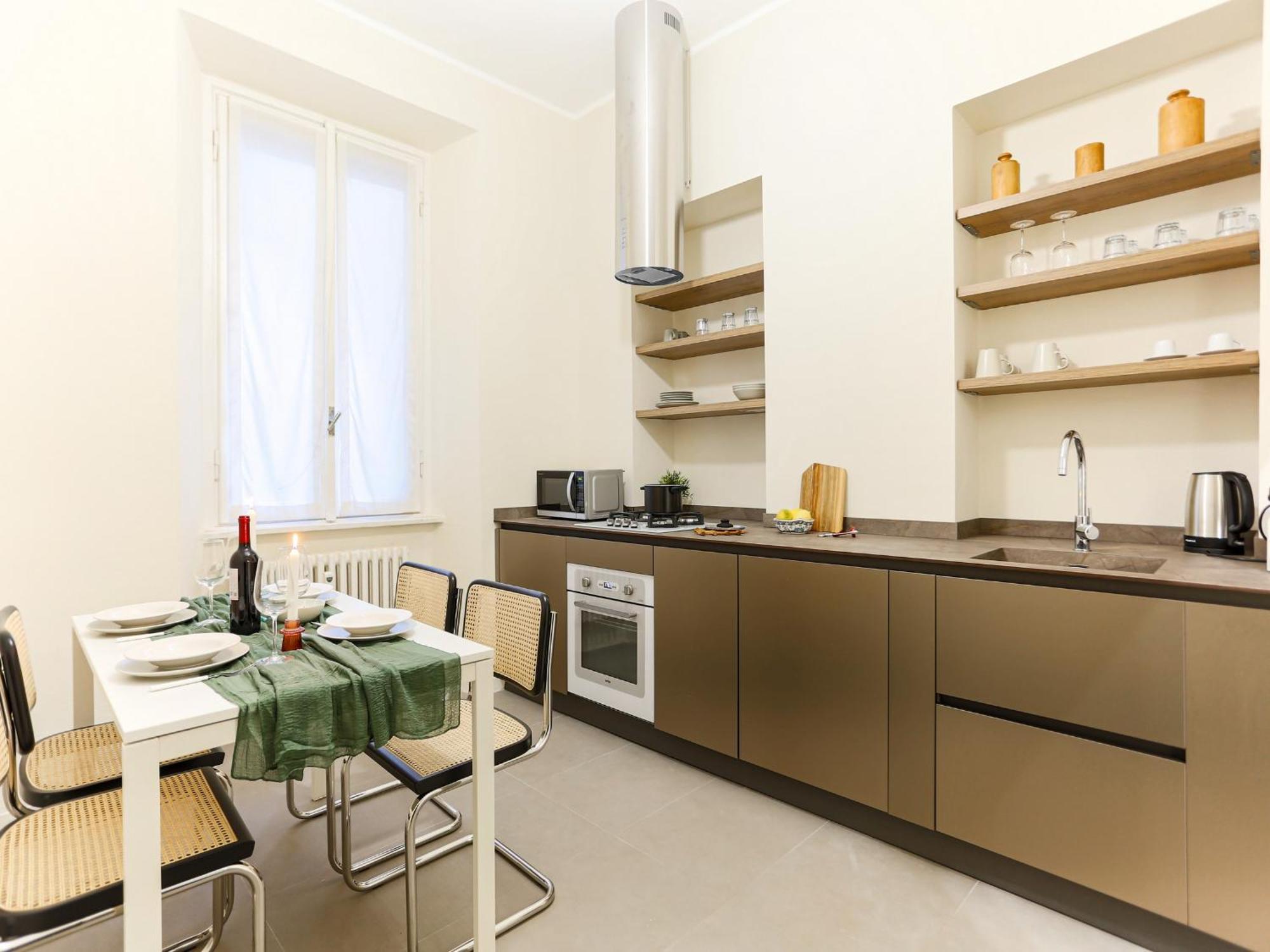 The Best Rent - Bright One Bedroom Apartment With Balcony In Moscova Милано Екстериор снимка